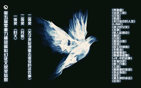 第五届零重力杯短篇征文获奖信息