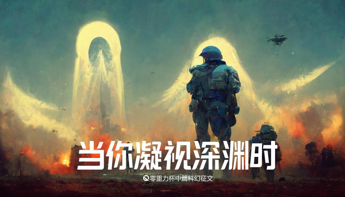 海报由AI（Midjourney）绘制 | Prompts: war like the halo