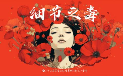 海报素材由AI绘制