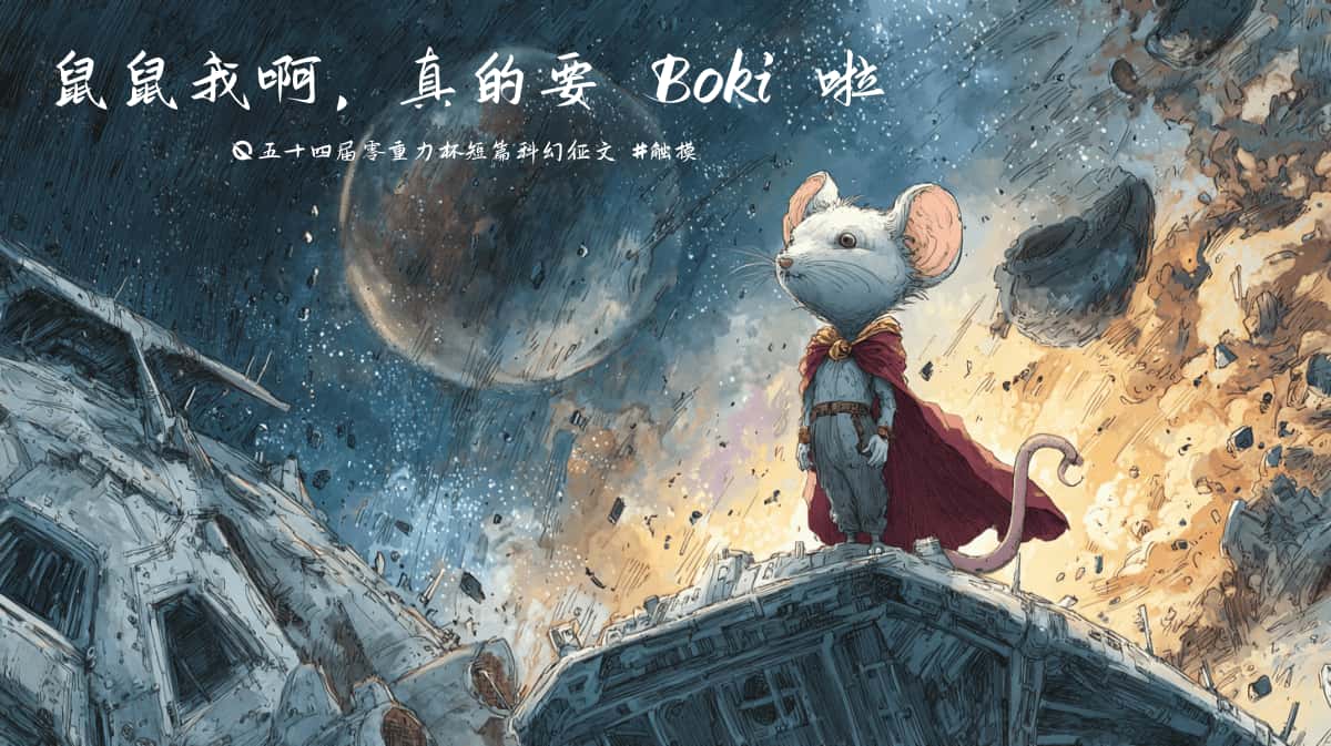 第五十四零重力杯短篇《鼠鼠我啊，真的要Boki啦》评论
