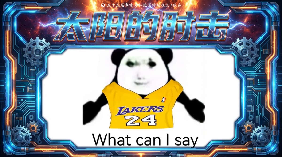 第五十五届零重力杯短篇《太阳的肘击》评论