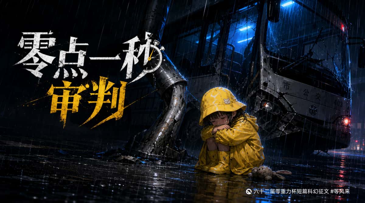 霓虹与烟煤科幻征文作品《零点一秒审判》