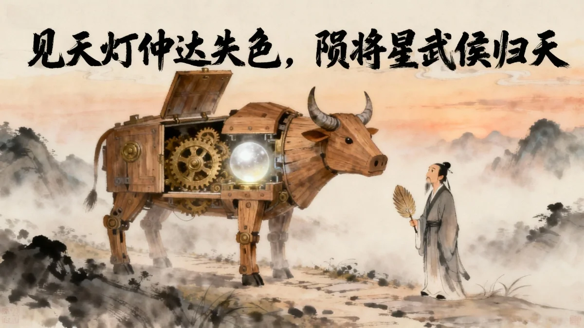 见天灯仲达失色，陨将星武侯归天