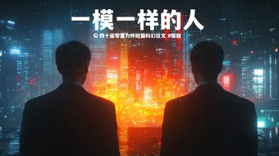 第四十届零重力杯短篇《一模一样的人》