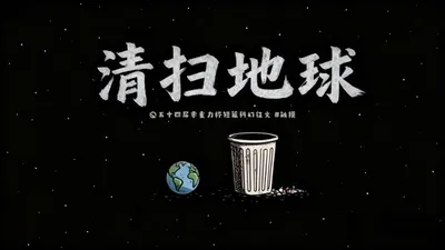 第五十四零重力杯短篇《清扫地球》