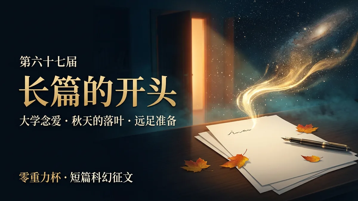 第六十七届零重力杯短篇科幻征文:长篇的开头